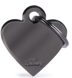 MFB97 - SMALL HEART GUNMETAL