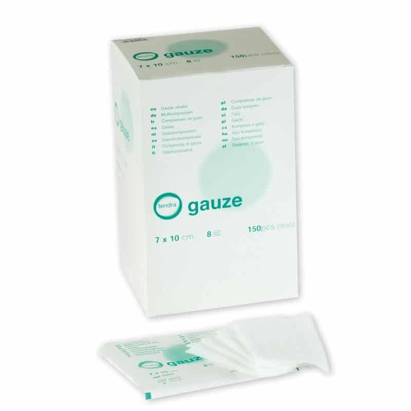 KRUUSE STERILE COMPRESSES 7X10CM X 150PC