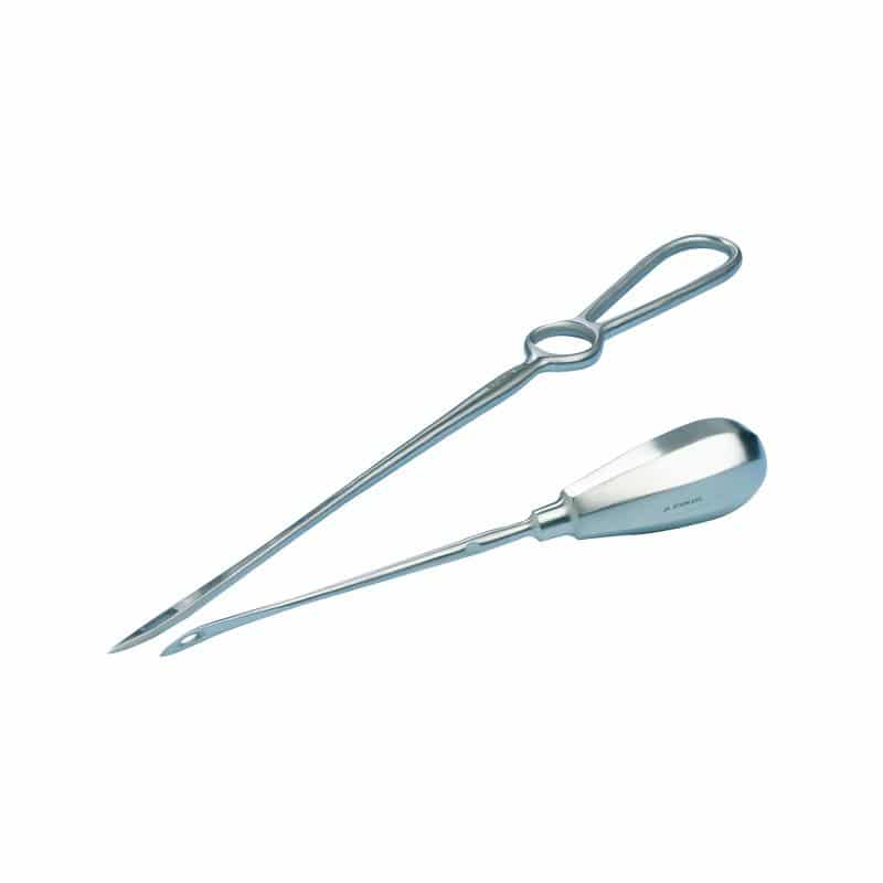 KRUUSE BUHNER SUTURE NEEDLE S/S 30CM