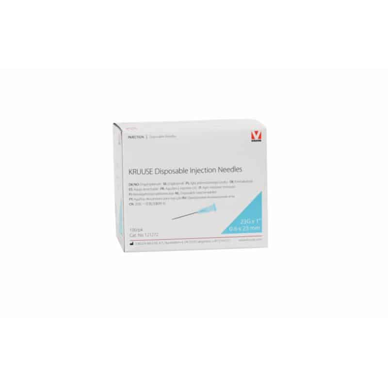 KRUUSE DISP NEEDLE 23GX1'' BLUE 100PK
