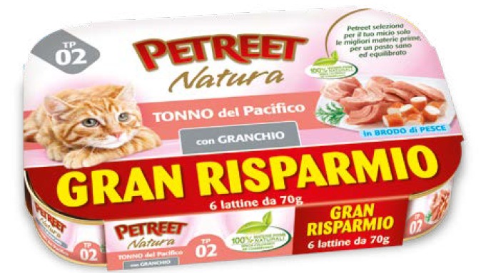 PETREET A52 GRANCHIO 6X70G VALUE PACK