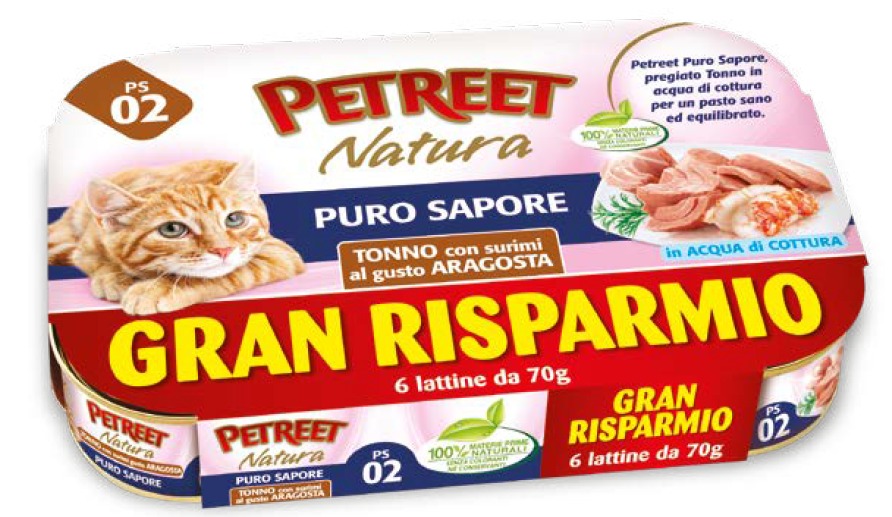 PETREET PS02 ARAGOSTA 6X70GR VALUE PACK