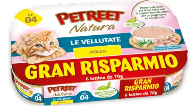 PETREET VE04 POLLO 6X70GR VALUE PACK