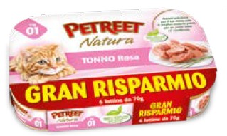 PETREET TR12 PESCE OCEANO 6X70G VALUE PACK