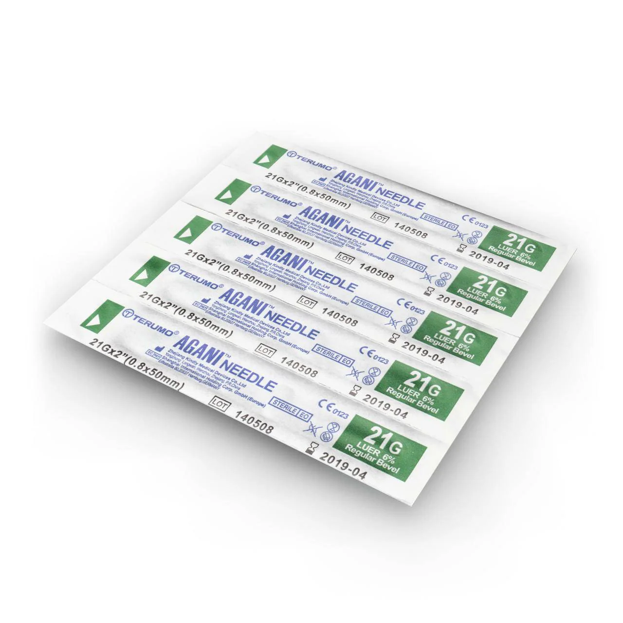 TERUMODISP.NEEDLES 21G5/8''GREEN100PC