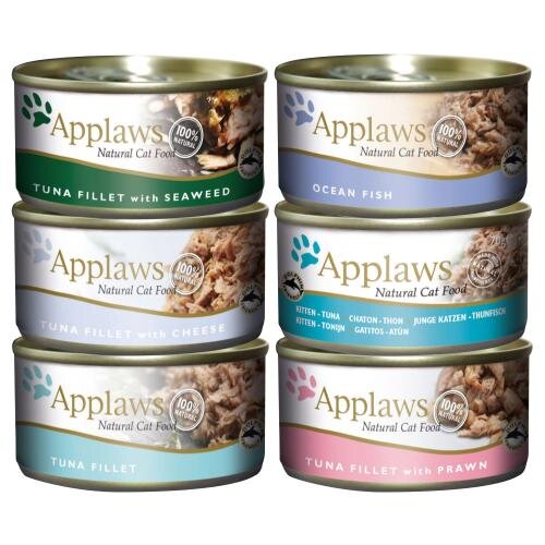 APPLAWS CAT TIN ASSORTED 70GR