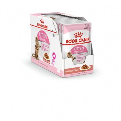 ROYAL CANIN KITTEN STERILISED GRAVY (12x85G)