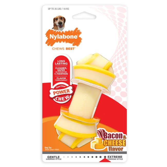 NYLABONE EXTREME KNOT BONE BACON & CHEESE