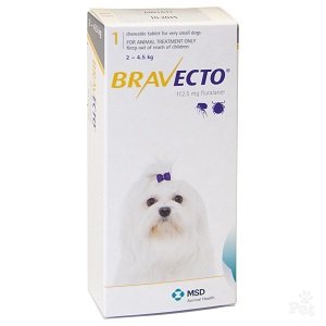 BRAVECTO 112.5MG 2-4.5KG 1 TABLET
