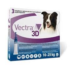 VECTRA 3D DOG 10-25KG 3 TUBES