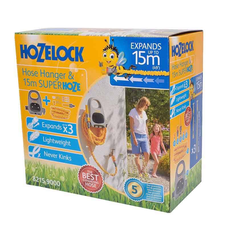 HOZELOCK SUPERHOZE 15M + HOLDER