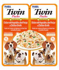 CHURU DOG 802 TWIN PACK CHICKEN, VEGETABLE & BEEF