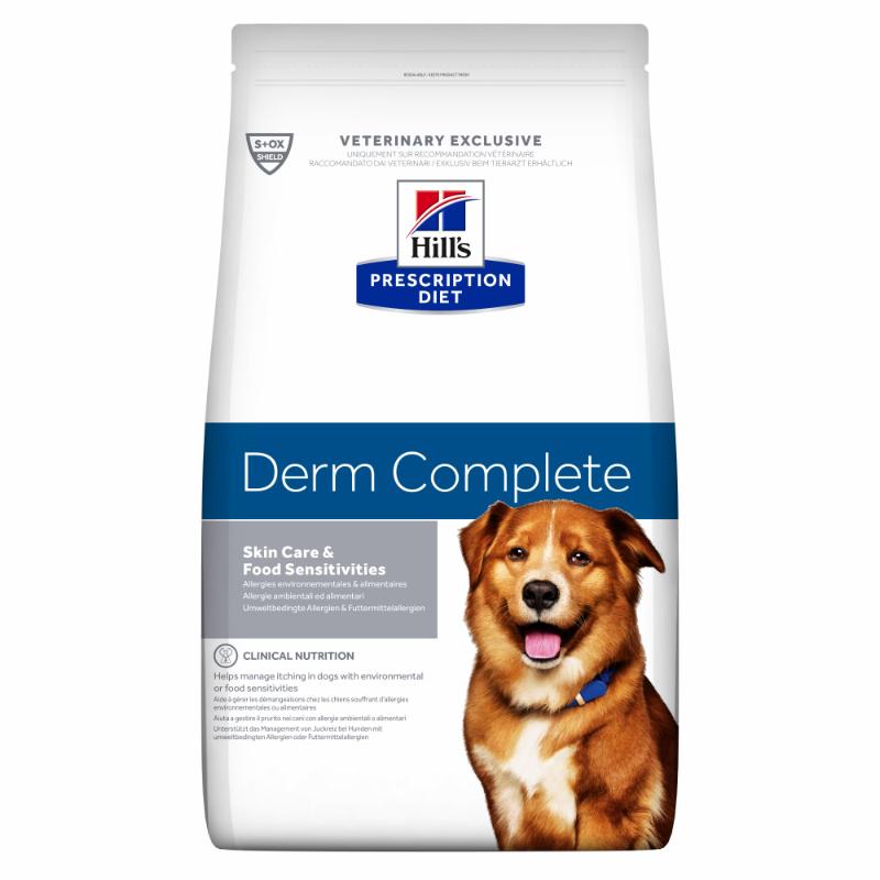 HILLS DOG DERM COMPLETE 12KG