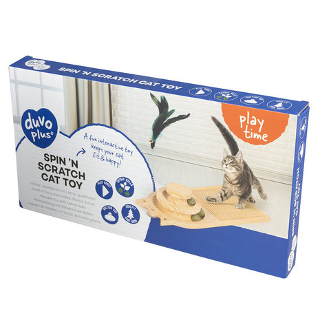 DUVO+ PLAY N SCRATCH CAT TOY