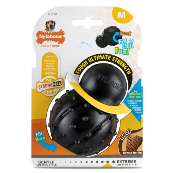 NYLABONE STRONG CHEW MAX CONE BEEF M