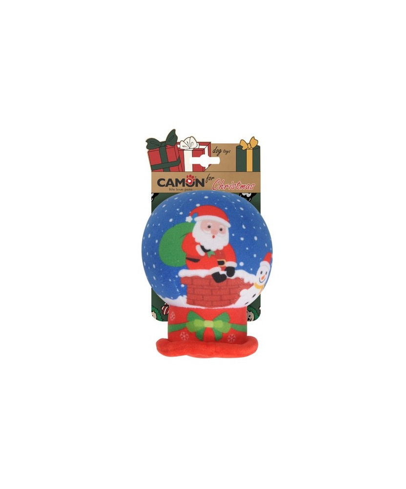 AH963 XMAS TOY  SNOWBALL W/SQUEAKER