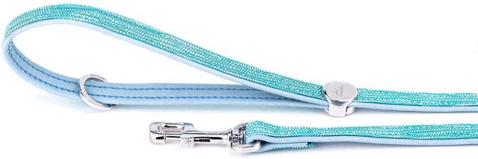 ST TROPEZ TURQUOISE LEATHER LEAD S