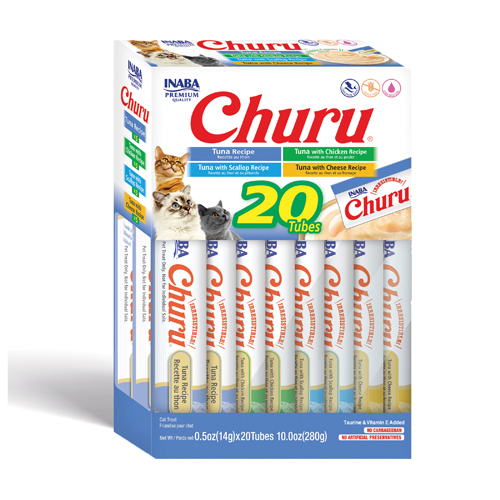 CHURU 624 BOX 20 TUBES TUNA VARIETY