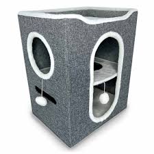 DUVO+ GENE CAT HOUSE GREY