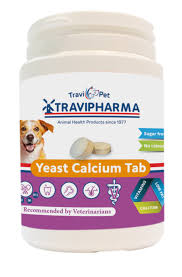 TRAVI PET YEAST CALCIUM  DOG 150G