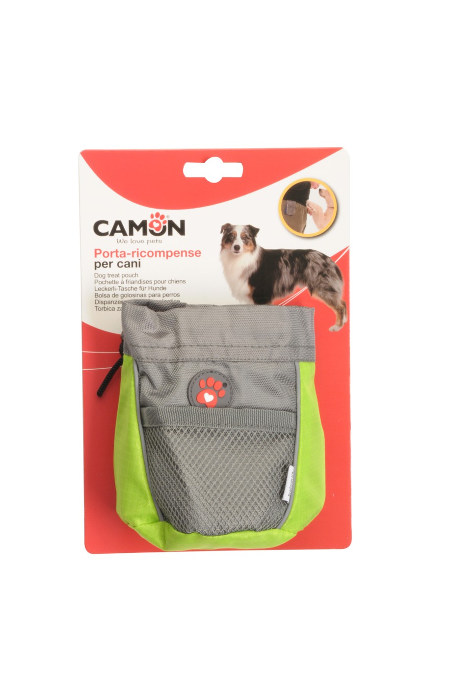 OXFORD TREAT BAG W/FRONT POCKET