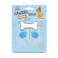 BONE / PAW CANDLES BLUE