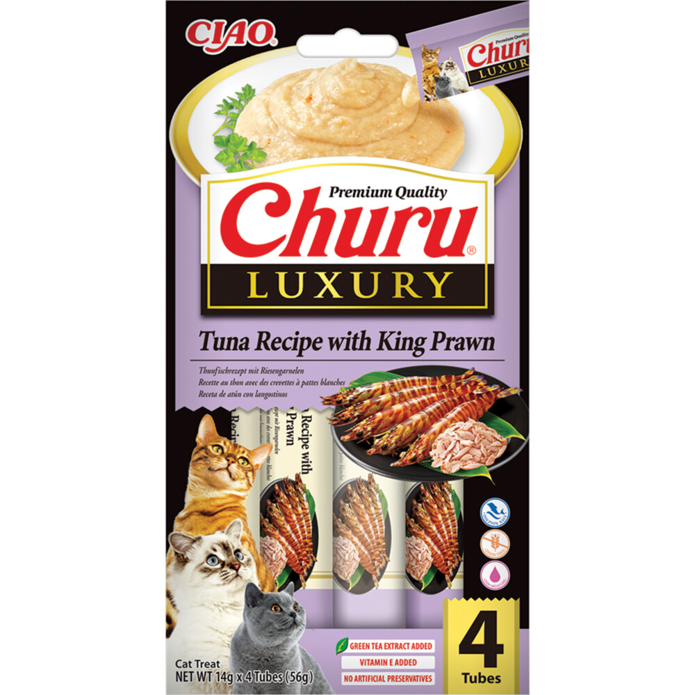 CHURU 652 LUXURY TUNA W/K.PRAWN X 4TUBE