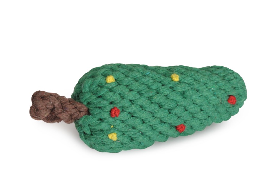 CHRISTMAS TREE WOVEN COTTON ROPE