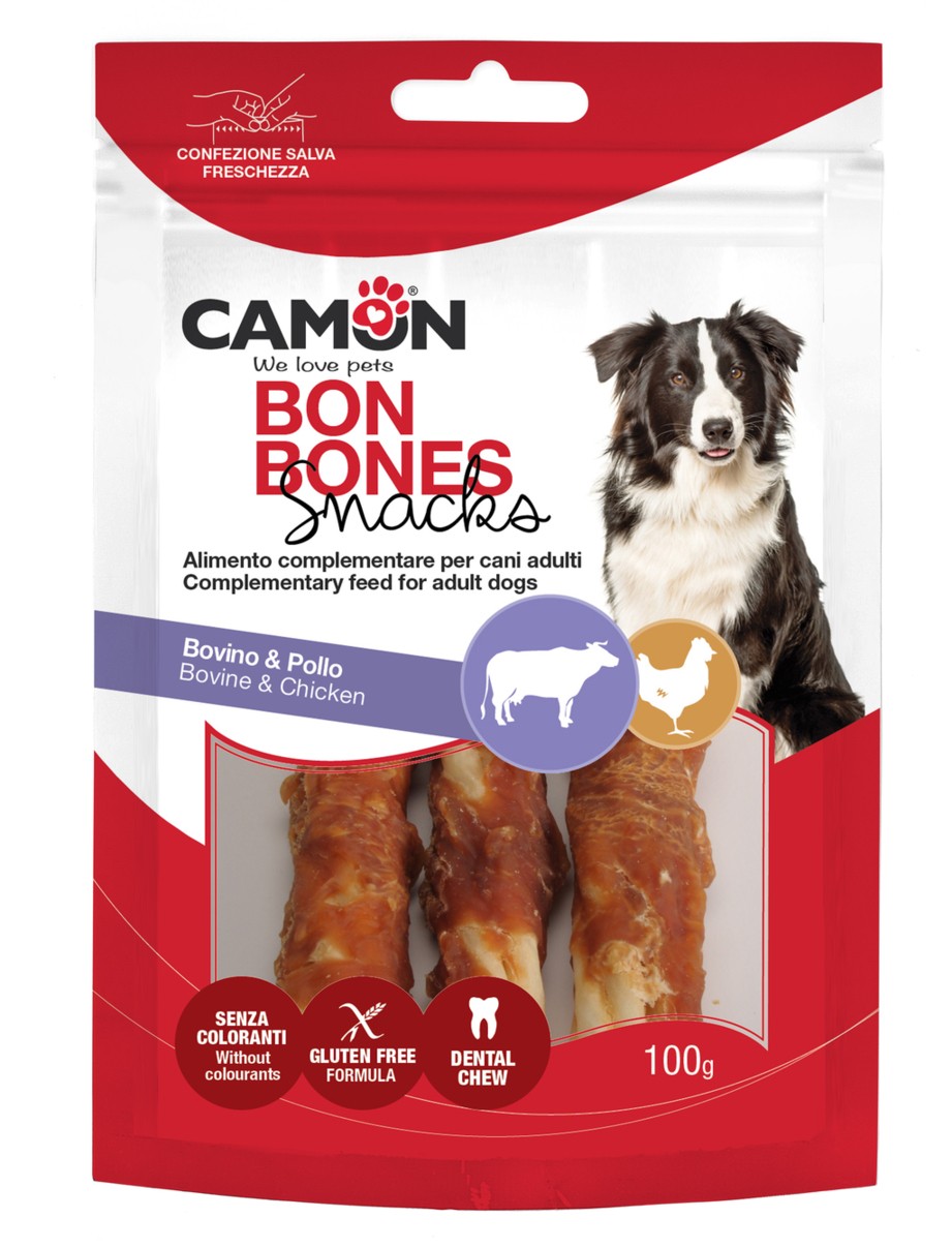 RAWHIDE TWISTS W/CHICKEN 100G