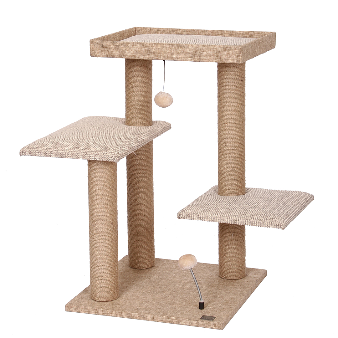EBI SCRATCHING POST PINE TREND S/TREE PINK 50X50X80CM