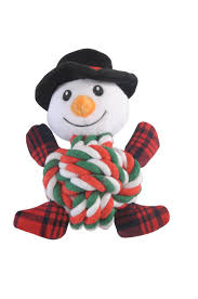 CHRISTMAS SNOWMAN W/ROPE