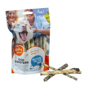 DUVO+ FISH! COD TWISTERS 100G