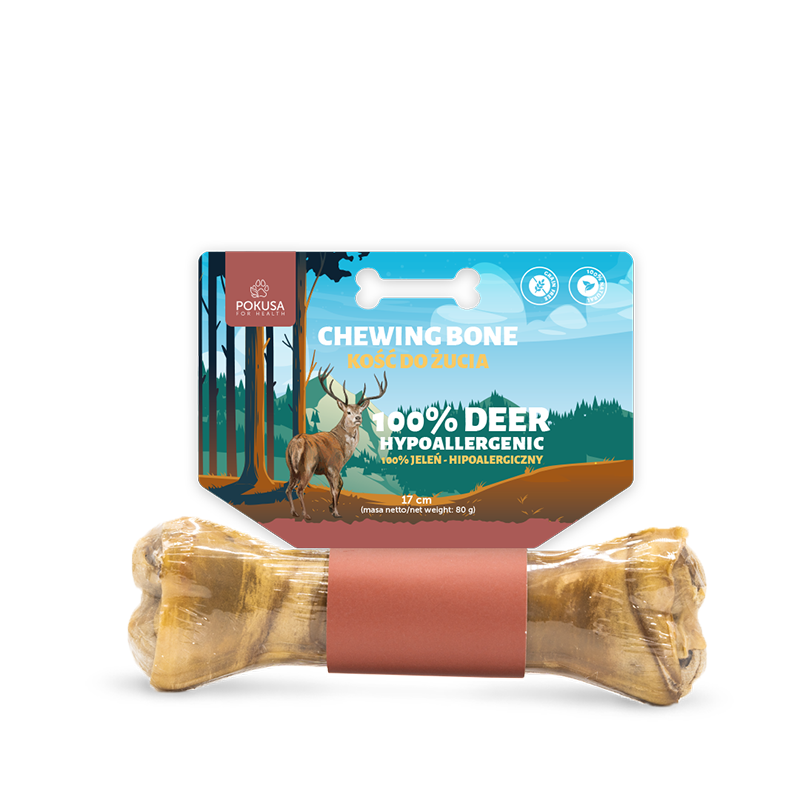 FEEL THE WILD CHEWING BONE DEER 17CM