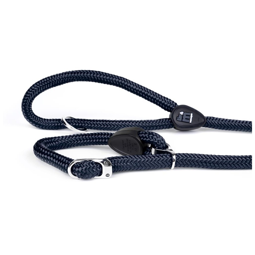 NO PULL LEASH DARK BLUE NYLON 8MM