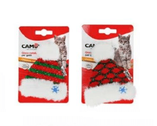 AH920/M XMAS HAT CAT TOY
