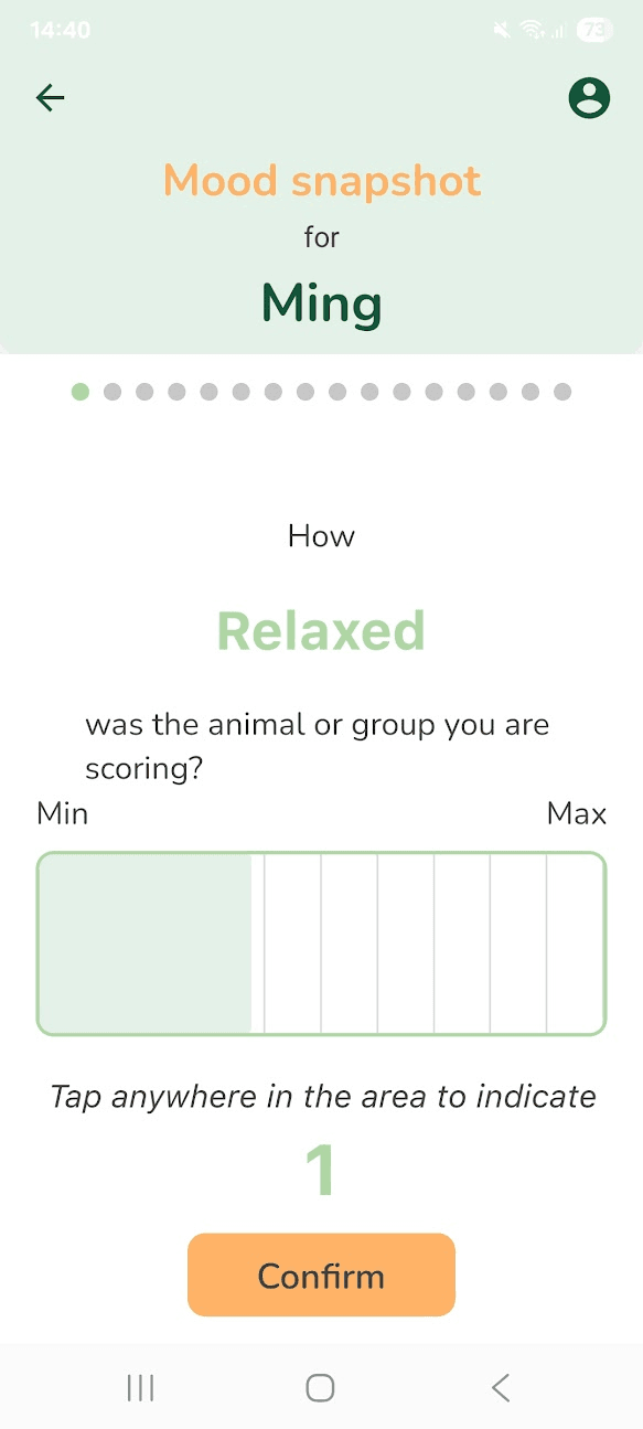 ZooMood app screenshot
