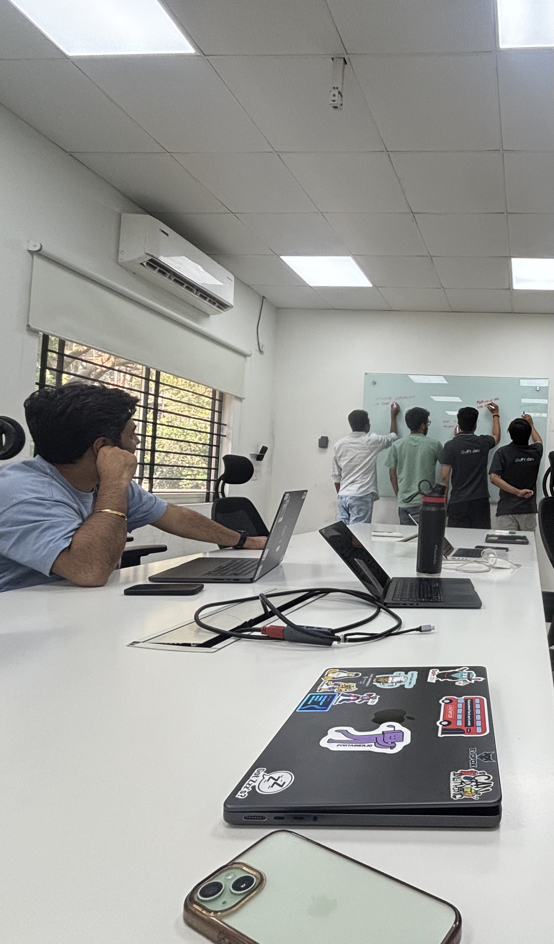 ZopDev engineering team working together at the Bengaluru office