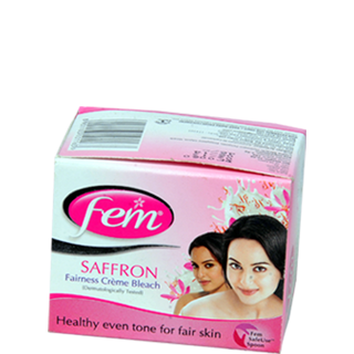 Fem Fairness Cream Bleach Saffron Milk 48 G Buy Online