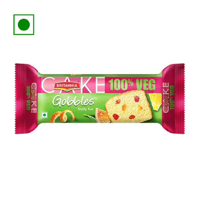 Buy Britannia Gobbles Fruity Fun Cake (With Egg) 50 g Online at Best Prices  in India - JioMart.