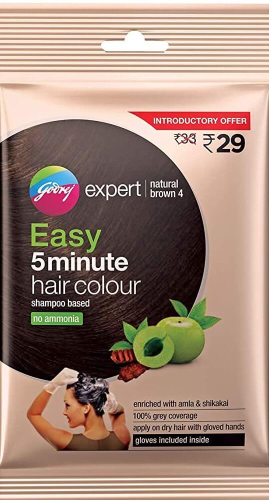 Buy GODREJ EXPERT NEW CREME HAIR COLOUR  NATURAL BROWN  PACK OF 4 Online   Get Upto 60 OFF at PharmEasy