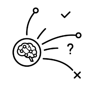 Machine learning predictions icon