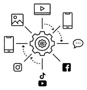 Automated format adaptation icon