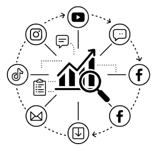 Cross-platform performance analytics icon