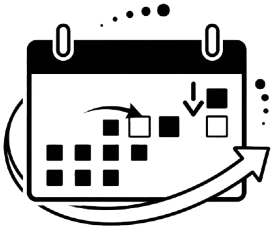 Unified content calendar management icon