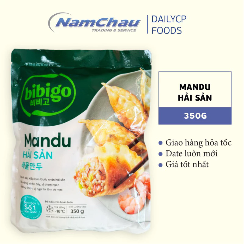 Bánh xếp Mandu CJ Food Bibigo 350g (Thịt) [Giao hàng hỏa tốc HN] - Ảnh 2