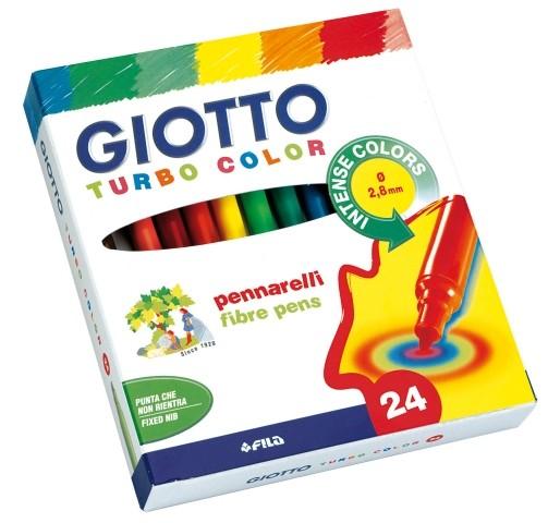 COLORI PENNARELLI TURBO COLOR AST. 24 GIOTTO 417000