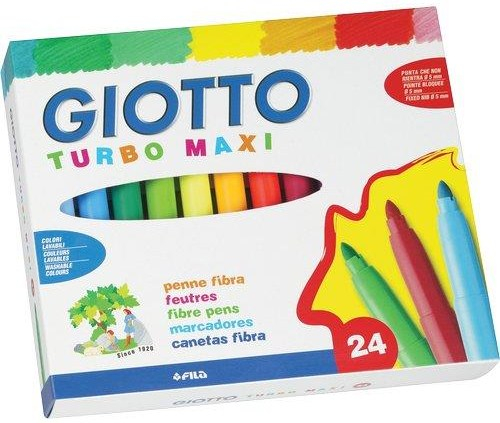 COLORI TURBO MAXI AST. 24 GIOTTO 455000