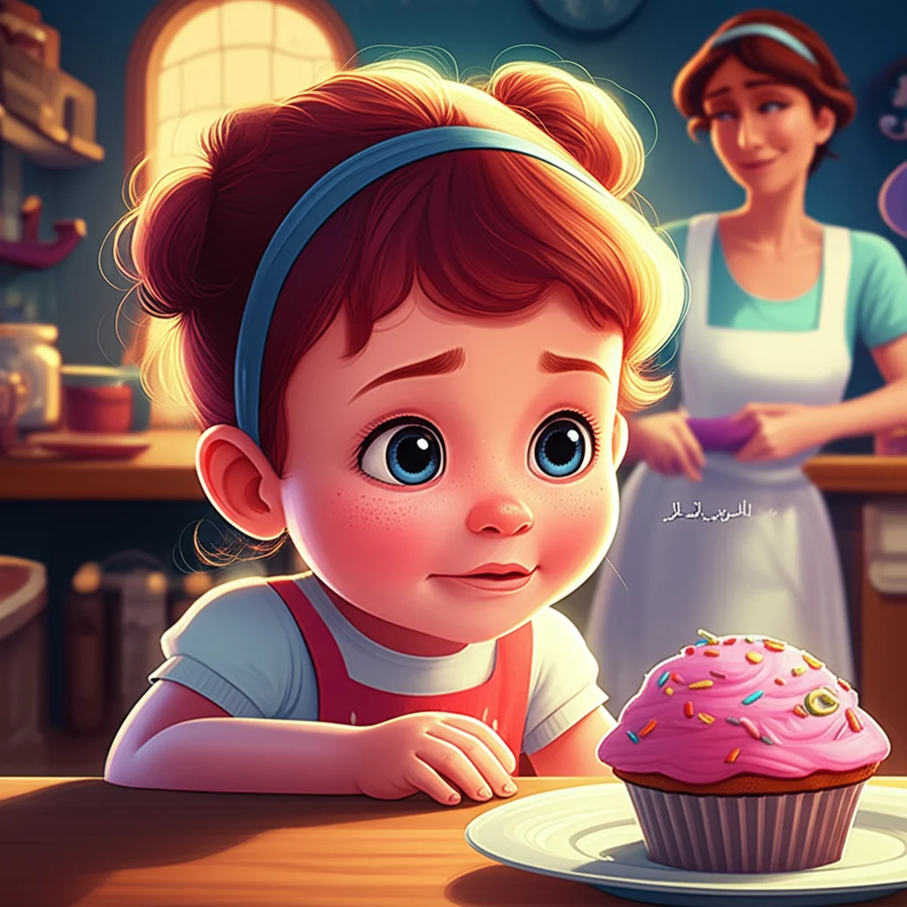 Illustration of مرحباً! اسمي روز وأنا أحب الكب كيك والترتر والرقص مع كلبي. في أحد الأيام كنت في ...