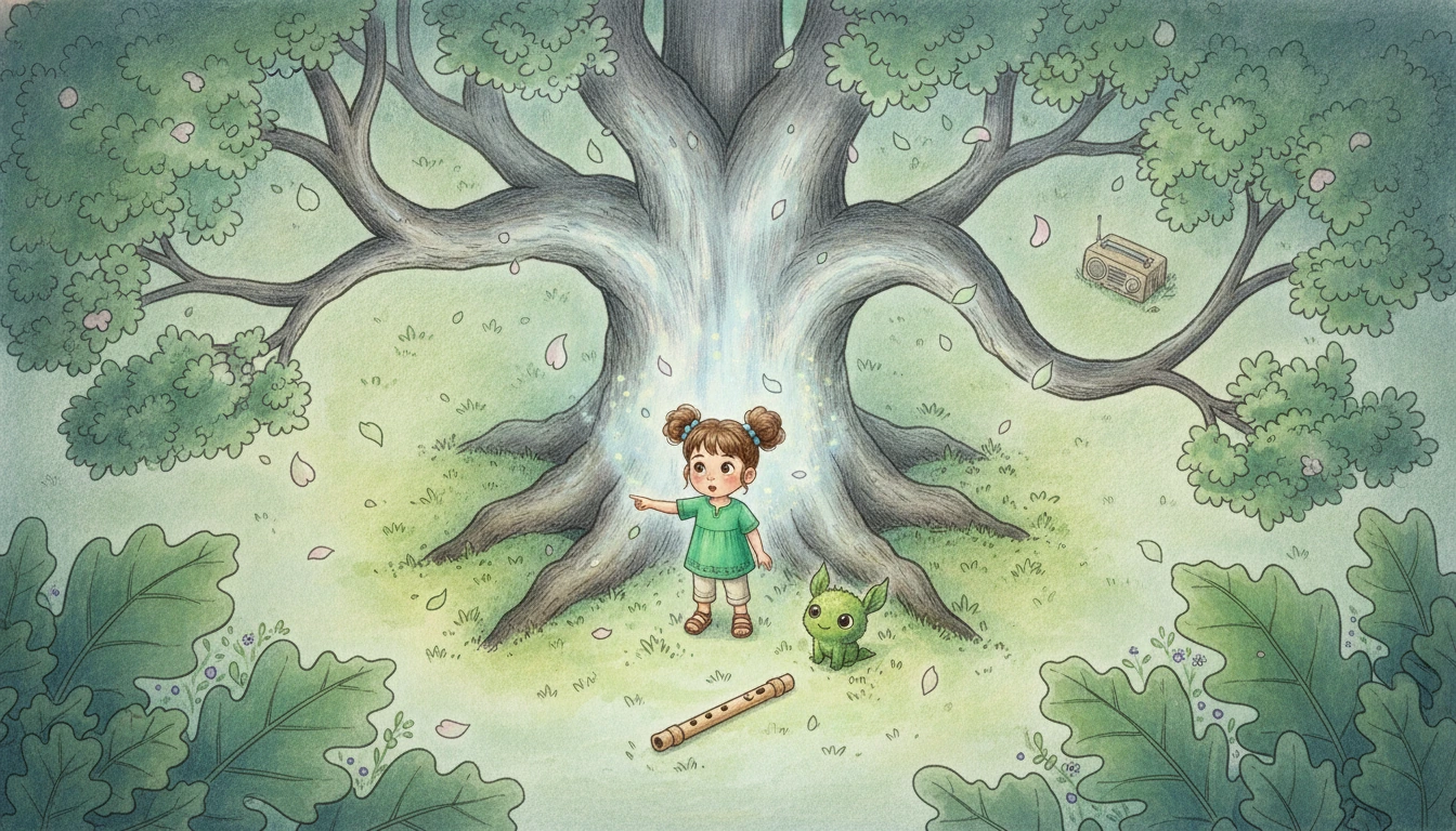 Illustration for Emily and the Whispering Flute