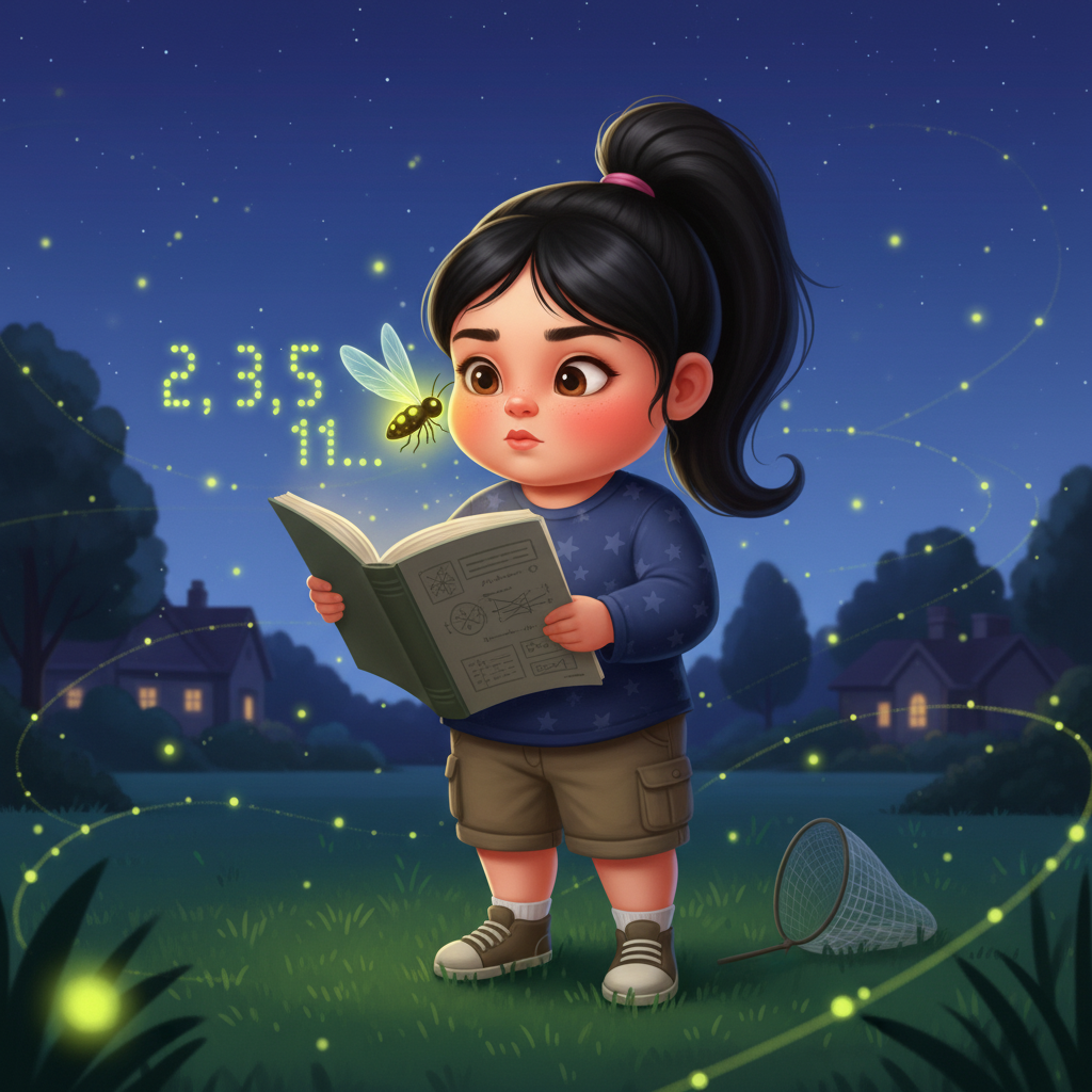 Illustration of Twelve-year-old Zuni believed the Indiana twilight held a special magic, especia...